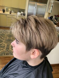 Wash and Blow salon client result