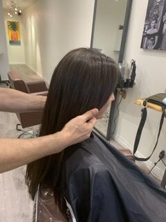 Wash and Blow salon client result